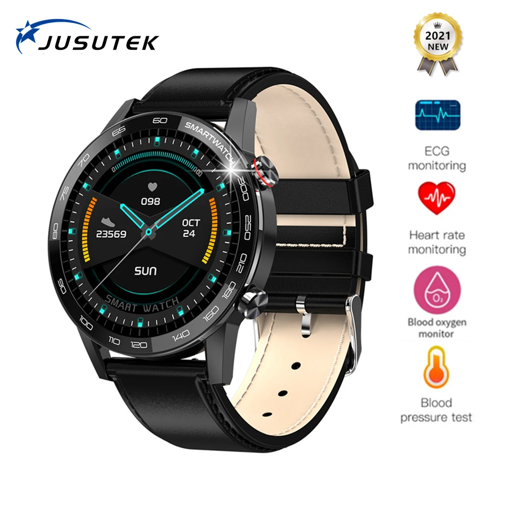 

Смарт-часы JUSUTEK 2021, 360*360, Bluetooth, экран Ultra HD, водозащита IP68, ЭКГ + ППГ, кровяное давление, для Android iOS