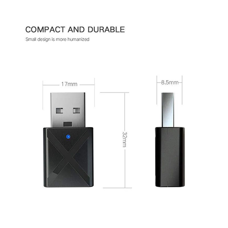 Bluetooth 5,0 приемник передатчик 2в1 3,5 мм аудио RCA AUX USB беспроводной адаптер Hifi стерео для ТВ ПК автомобильный комплект наушники MP3 MP4