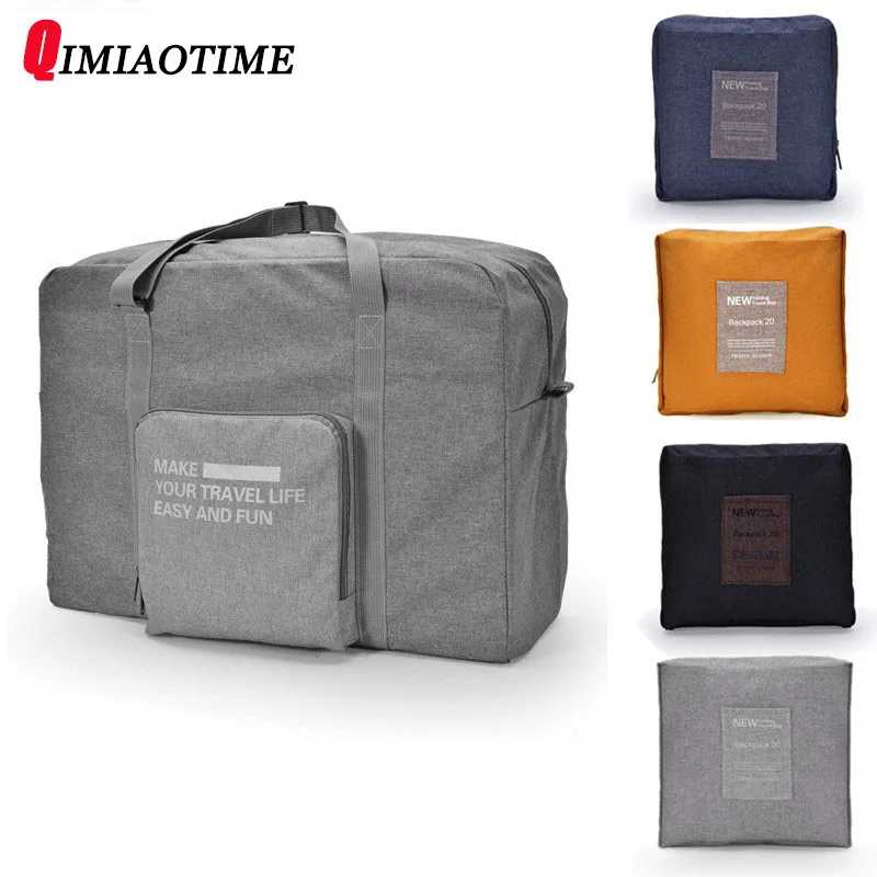 Высокое качество складной для путешествий сумка ткань Оксфорд ручная кладь