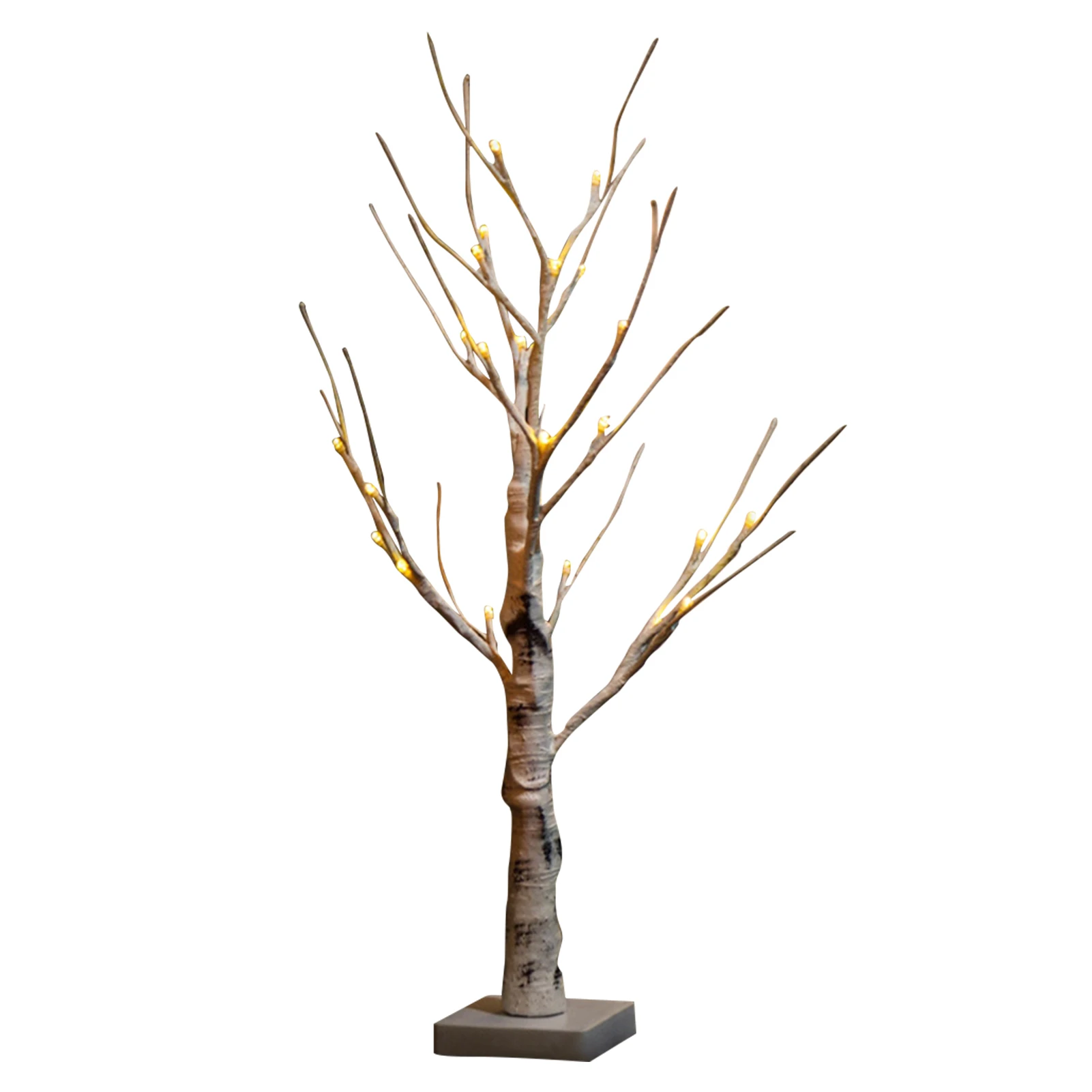 

Настольная лампа на свадьбу, вечеринку, портативный светильник с 24 светодиодами, искусственные ветки, березы, ночник, подарок, украшение для...