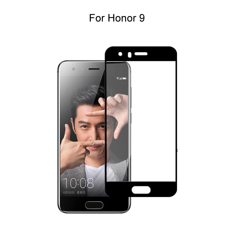 Закаленное стекло для Honor 9 полное покрытие 2.5D защита экрана защитное закаленное |
