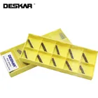 Набор из 10 твердосплавных втулок DESKAR MGMN200, MGMN300, MGMN400, MGMN500, LF6018 для токарного станка с ЧПУ, для работы по нержавеющей стали