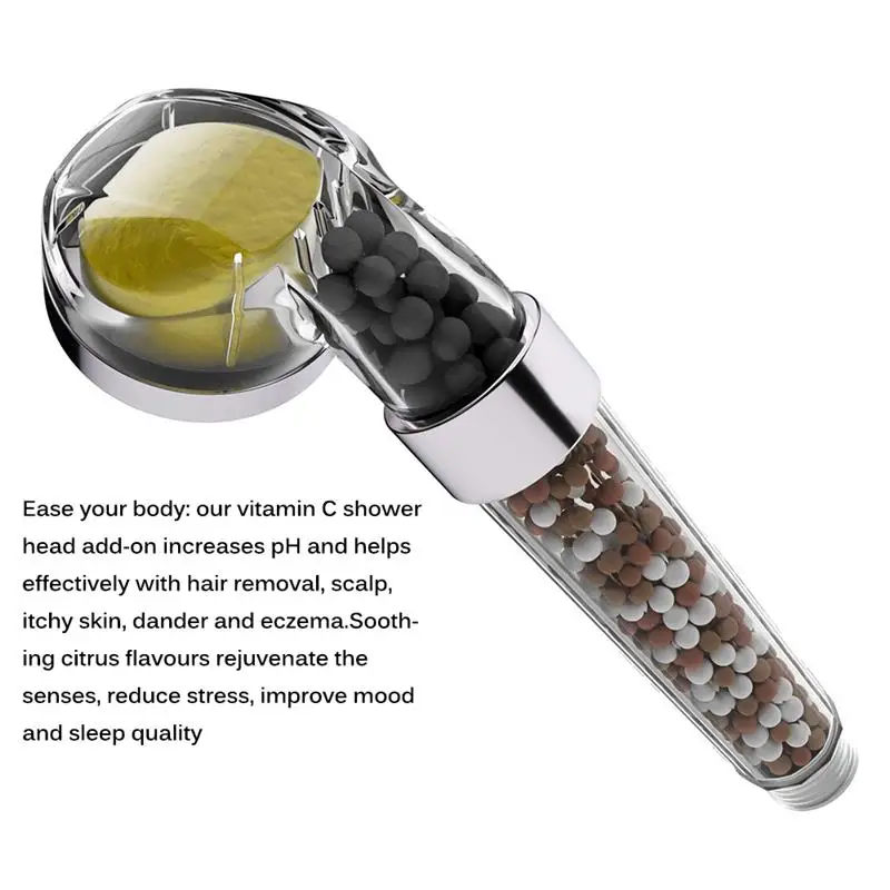 Насадка для душа с витамином C ионный фильтр высокого давления Rainfull шлангом