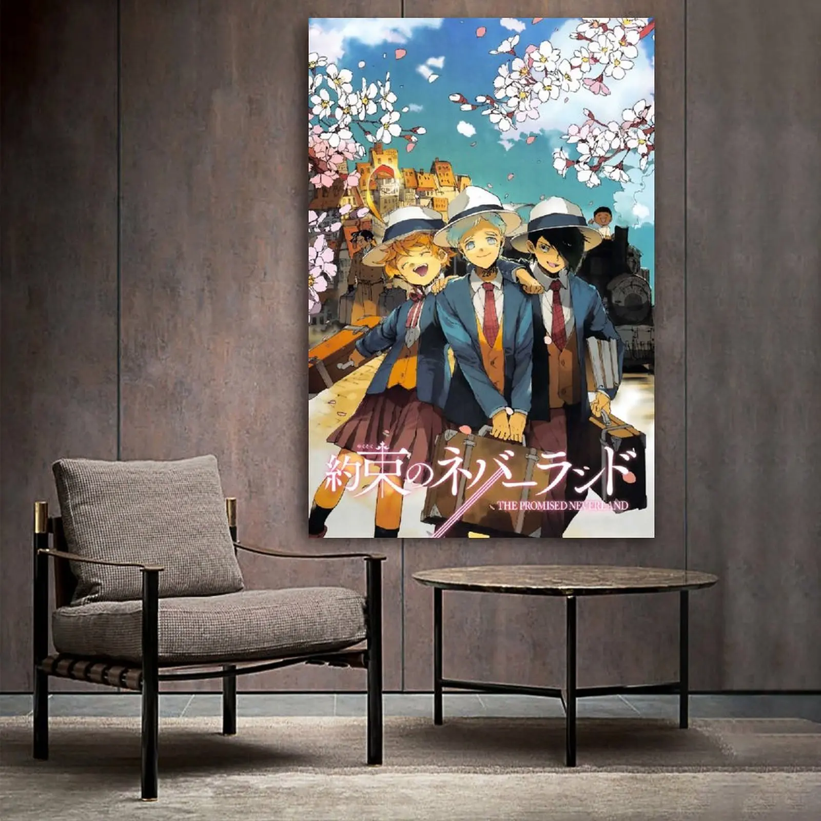 

The Promised Neverland от Rometrache аниме плакат декоративной живописи холст стена искусство гостиная постеры спальня живопись