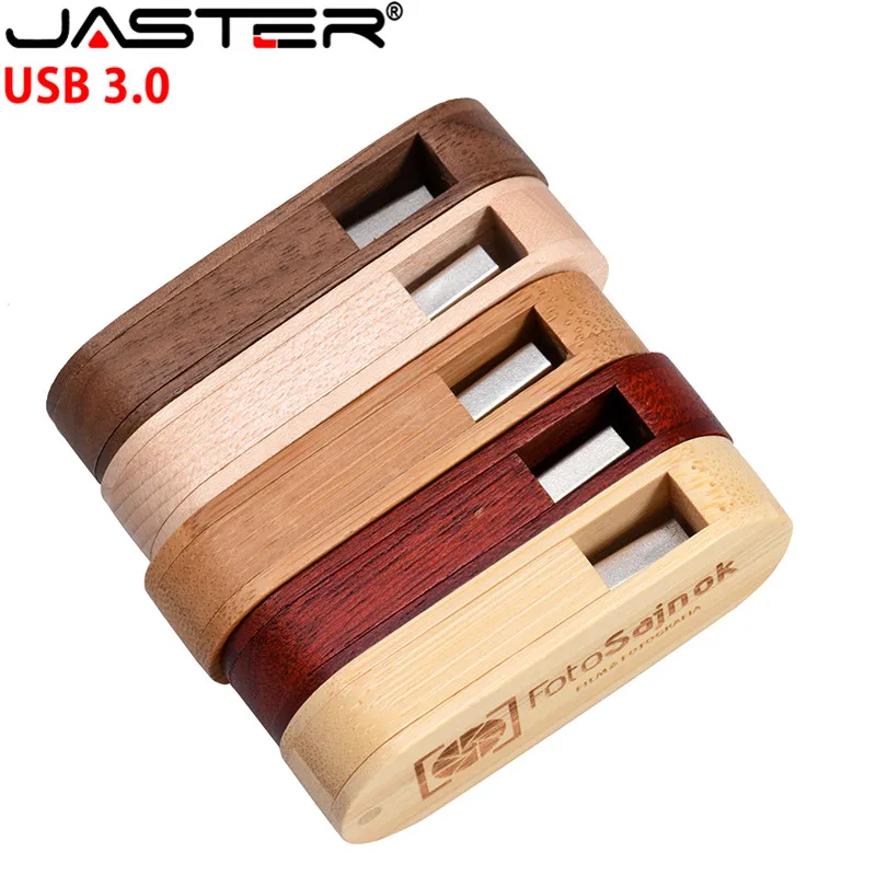 Корабль USB 3 0 с логотипом на заказ Деревянный вращающийся usb + коробка флеш