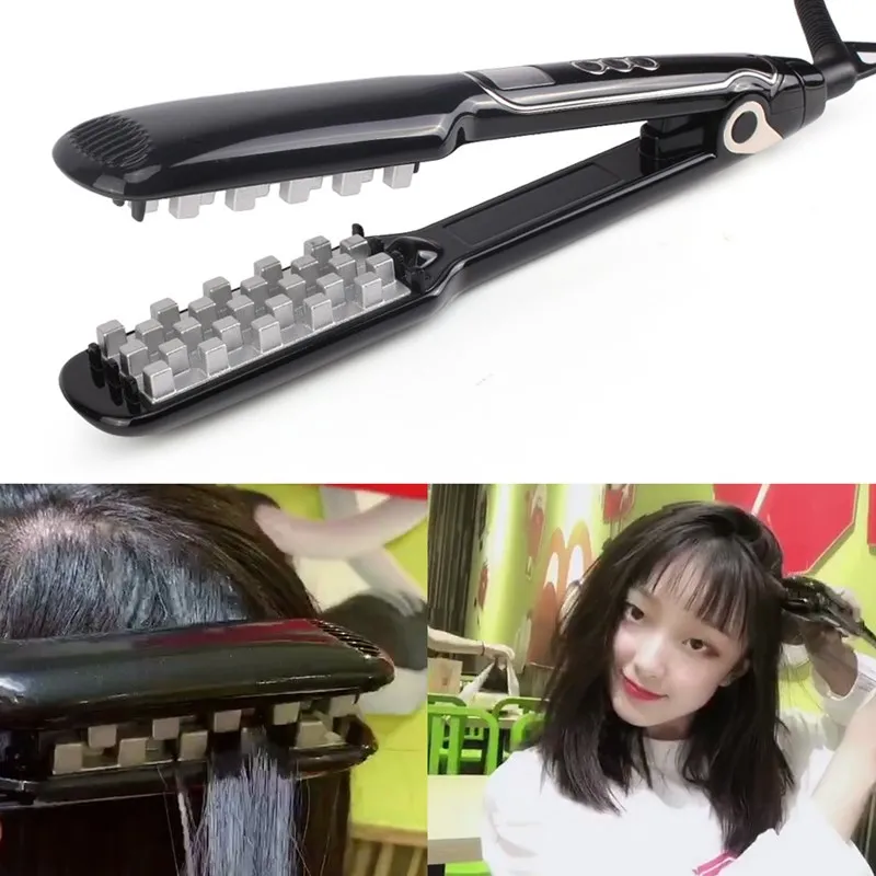 Керамическая сетка с ЖК дисплеем быстрый нагрев выпрямитель для волос Утюги
