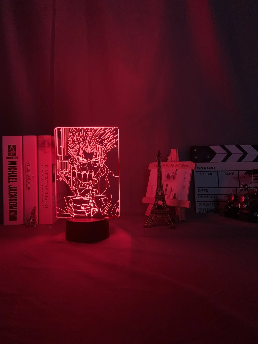 

Anime 3D Light Trigun Vash The Stampede LED Night Light for Kid Room Deco Birthday Gift