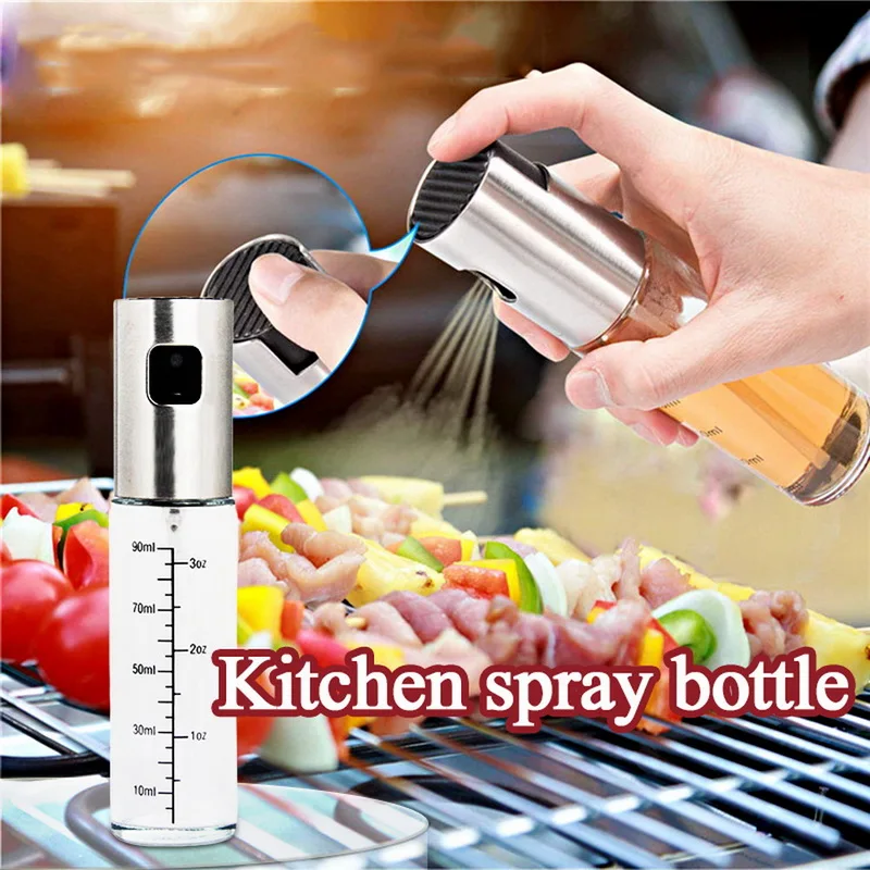 Новый распылитель уксуса для оливкового масла со шкалой распылительная бутылка