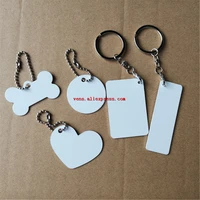 sublimation aluminum blank round heart key chain hot transfer printing key ring consumables two sides can printed 30pieceslot