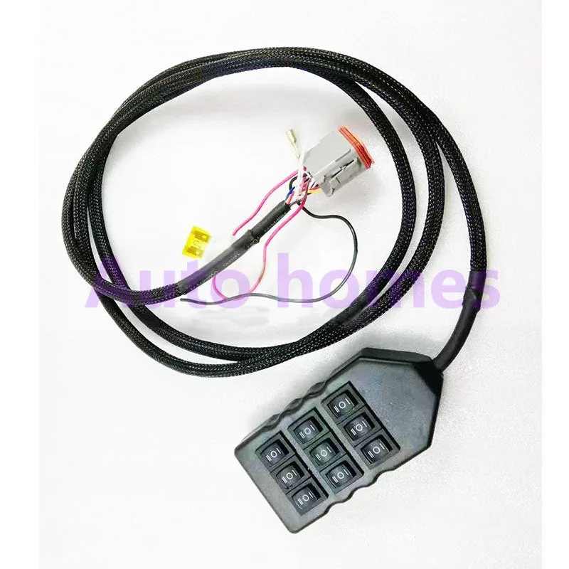 Блок пневматического электромагнитного клапана с кабельной вилкой и