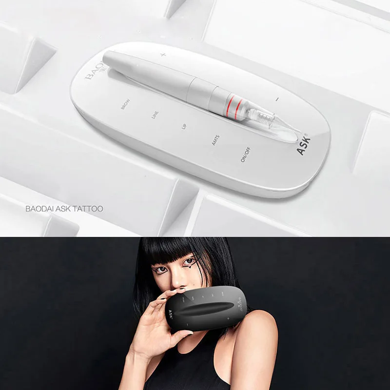 Профессиональная машина PMU для татуажа бровей губ тату ручка с сенсорным экраном