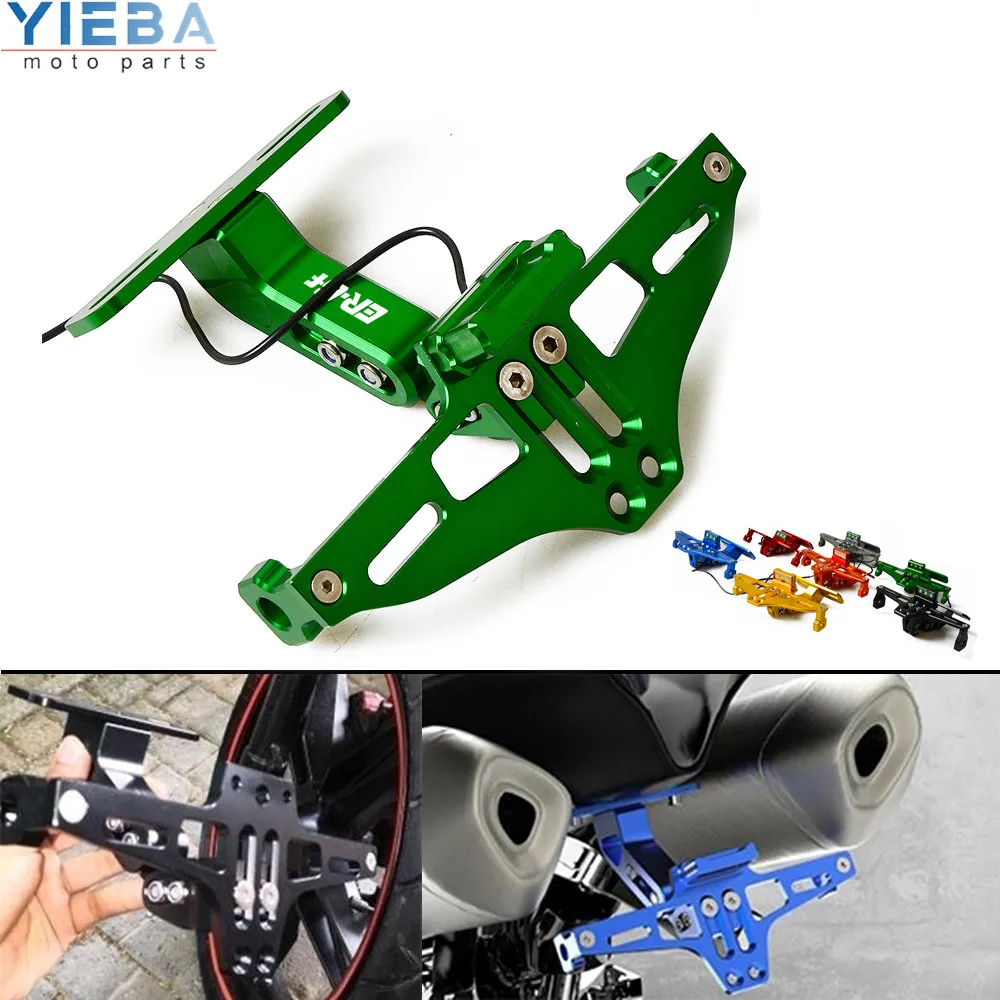 Для KAWASAKI ER6F ER 6F 6 F ABS ниндзя 650R 2007 2016 09 мотоцикл угол кронштейн заднего номерного