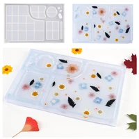 new makeup tray ashtray resin mold diy crystal epoxy jewelry storage box silicone mold for 2021 handmade crafts making tools