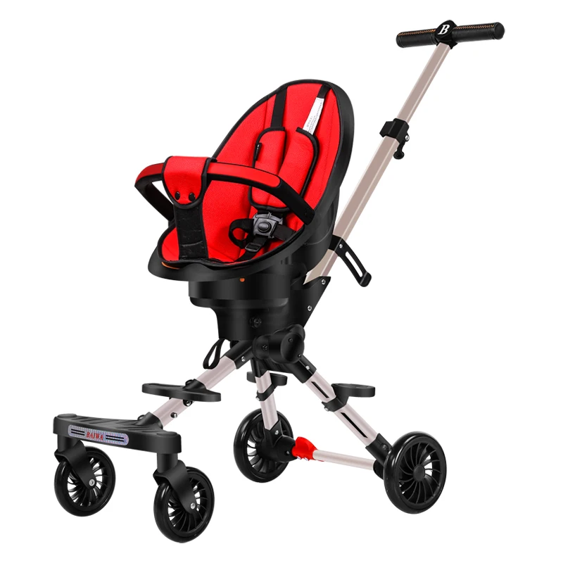 Новинка 2021 детская коляска может сидеть откидываться и складываться с высоким