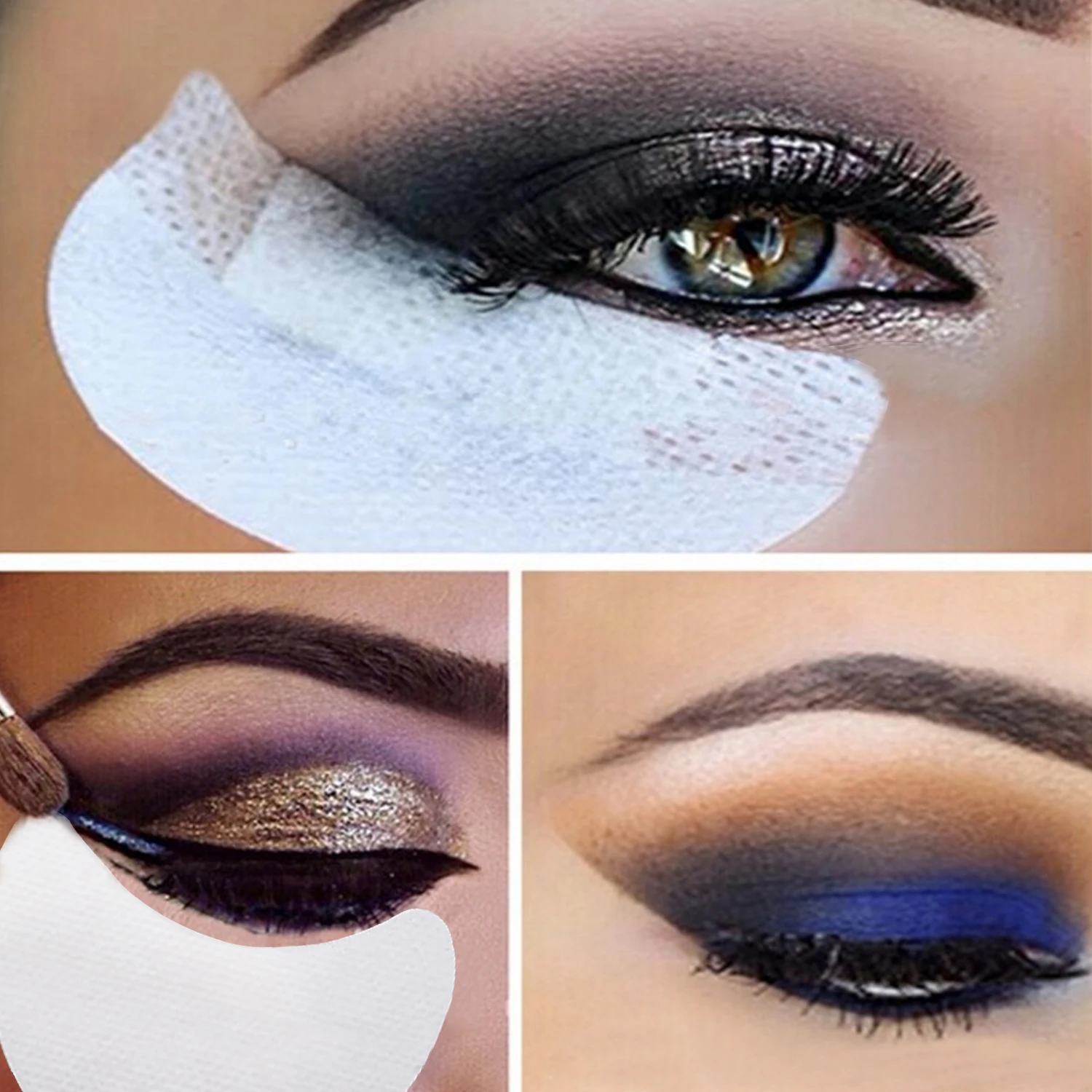 100 шт. одноразовые защитные наклейки для теней век накладки наращивания ресниц