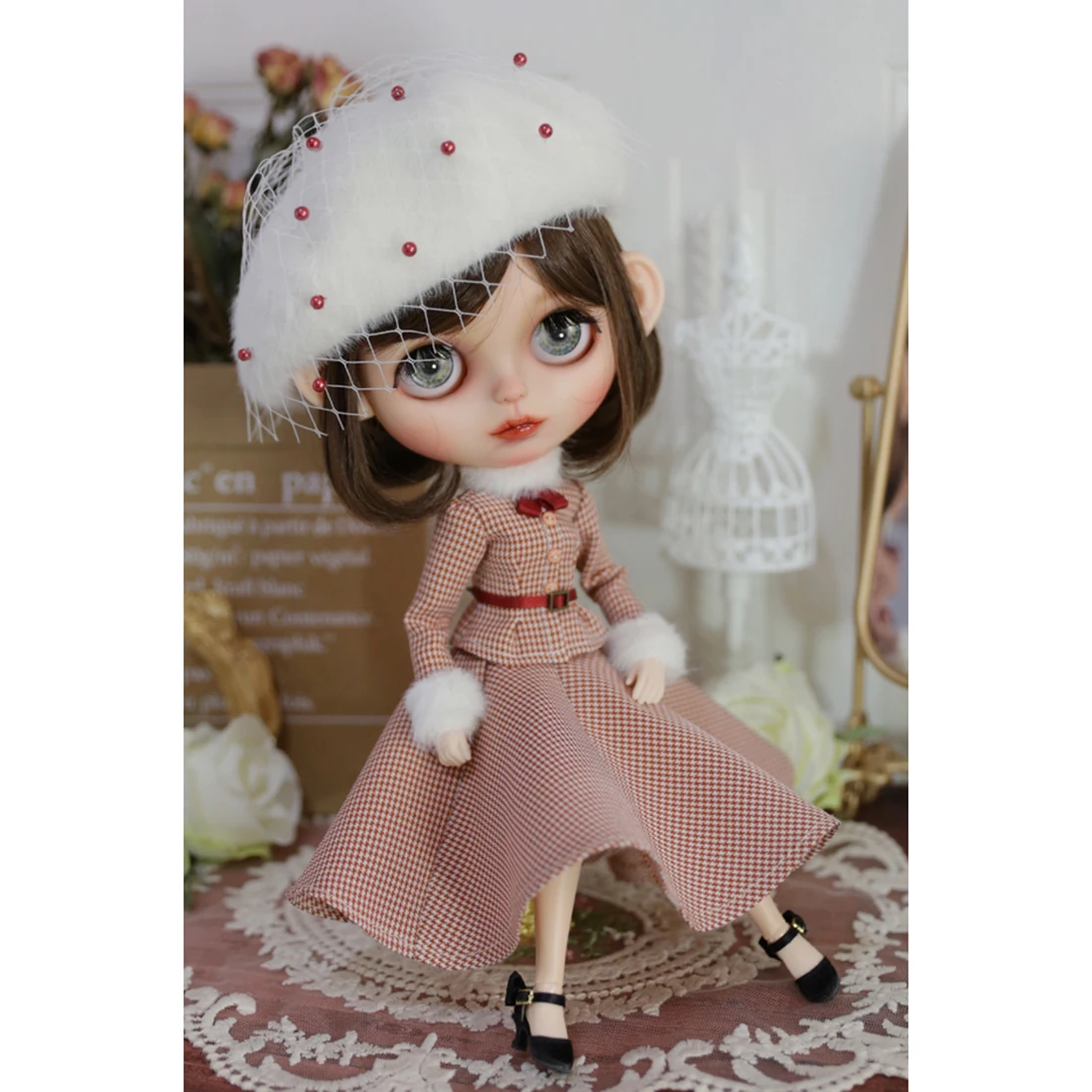 

Surwish DIY BJD Clothes French Style Retro Dress For Blyth Dolls / For 1/4 1/6 BJD Dolls Fashion Dolls Accessories (No Doll)