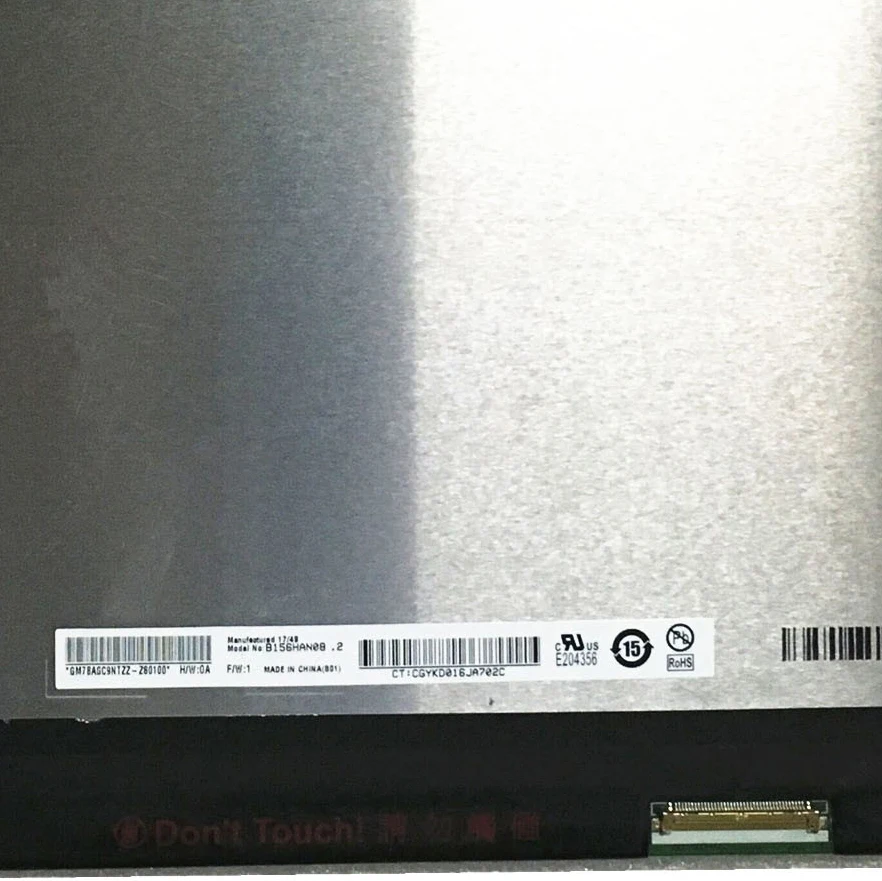 Экран игровой для ноутбука 144 Гц B156HAN08.2 EDP 40 Pin 72% NTSC 1920*1080 HP Pavilion Gaming 15-ec 15-CX gtx1050