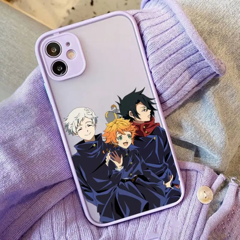 

Anime The Promised Neverland Phone Case For iphone 12 11 Pro Max X XS Max XR 7 8 Plus 12mini Translucent Cover