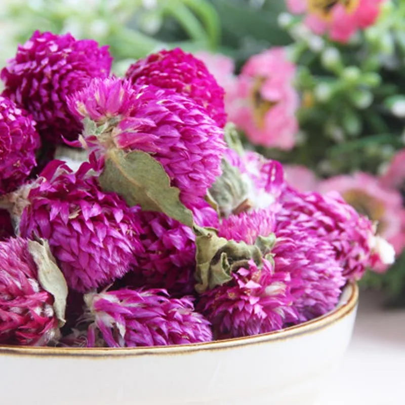 50 г/100 г фиолетовые бутоны Gomphrena globosa естественно высушенные цветы прессованные DIY