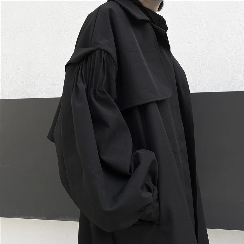 Новинка 2021 осенне зимняя ветровка UMI MAO тренчкот средней длины длинное пальто