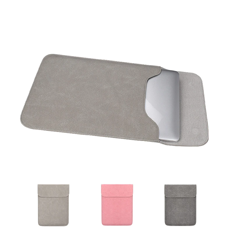 

For Macbook Case PU Laptop Sleeve Notebook Liner Bag 11/13/15 inch Ultra-thin Waterproof Laptop Cover for DELL HP Xiaomi