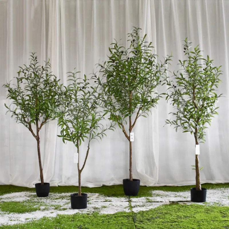 

Искусственное зеленое растение оливкового дерева, 120 см