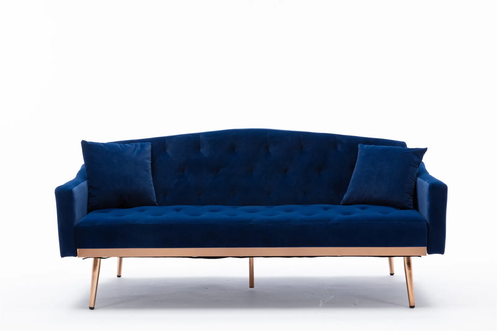 

Nordic Sofa Bed, Velvet Sofa , Accent Sofa , Loveseat Sofa with Stainless feet for Home Living Room Bedroom Furniture