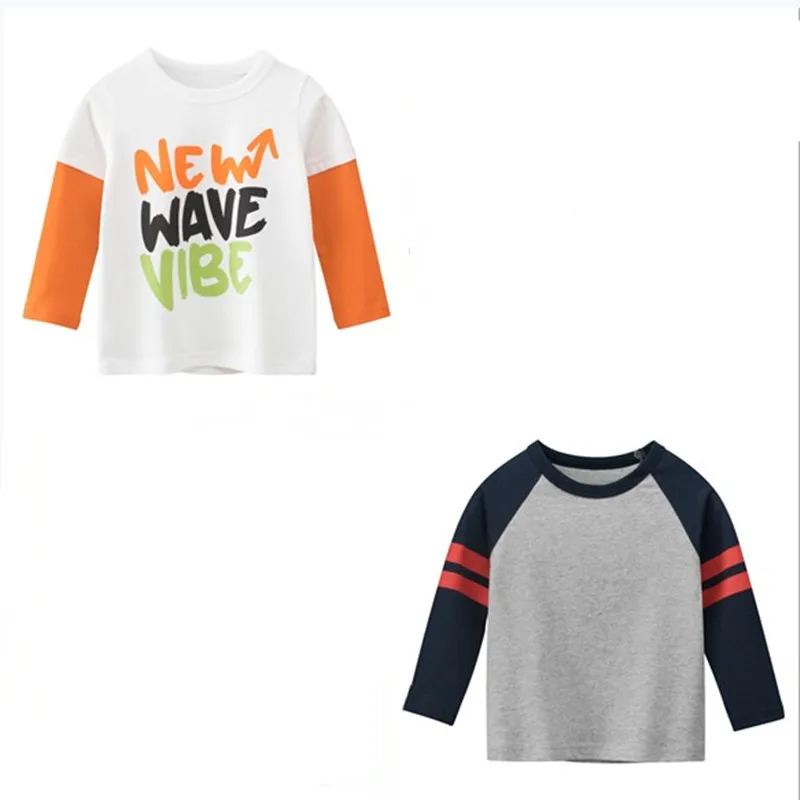 

2 Pieces/Set T-shirts Tops Clothes 2-7Y Baby Boys Excavator Print Tees Children Clothing Kids Cotton Clothing Outfit