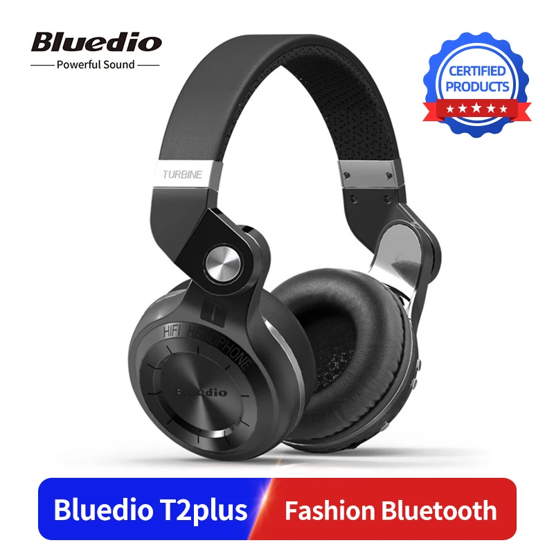 Bluedio T2plus (съемные тормоза) Bluetooth стерео наушники беспроводные 5 0 гарнитура