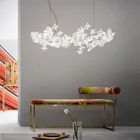 Импортированная в Италии Фирменная декоративная лампа Slamp для виллы гостиной серии Hanami креативная люстра в виде сращивающихся цветов