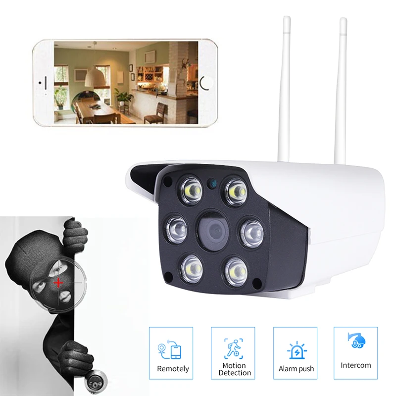 

IP-камера с солнечной панелью, 2 МП, Wi-Fi, 1080P