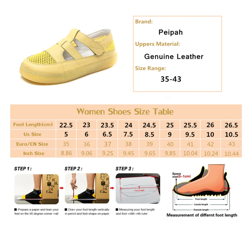 Женские туфли из натуральной кожи перфорированная подошва сандалии с закрытым