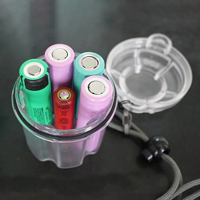 

1pc Outdoor Equipment Survival Cabin Waterproof Storage Container Battery Bracket Box Waterproof Storage Box Battery Box