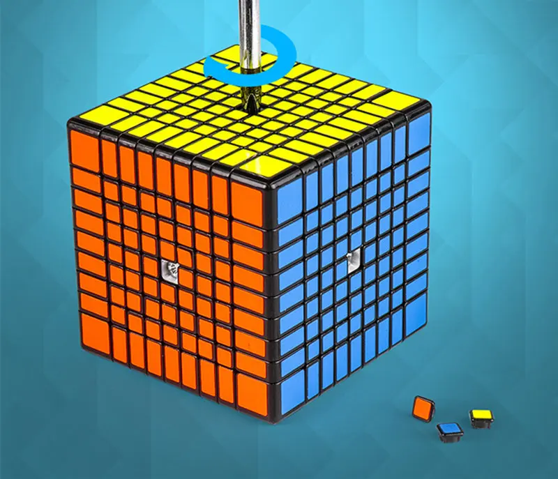 Магический куб HelloCube MoYu MF9 кубик Meilong 9x9x9 магический 9 слойный в форме 9x9 скоростная