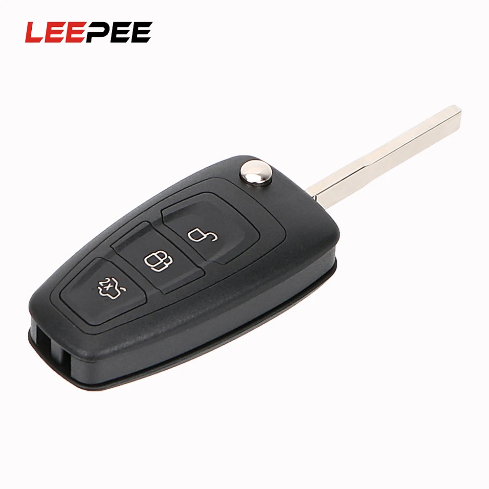 Корпус для автомобильного ключа с 3 кнопками замена складного Ford Focus Fiesta Mondeo