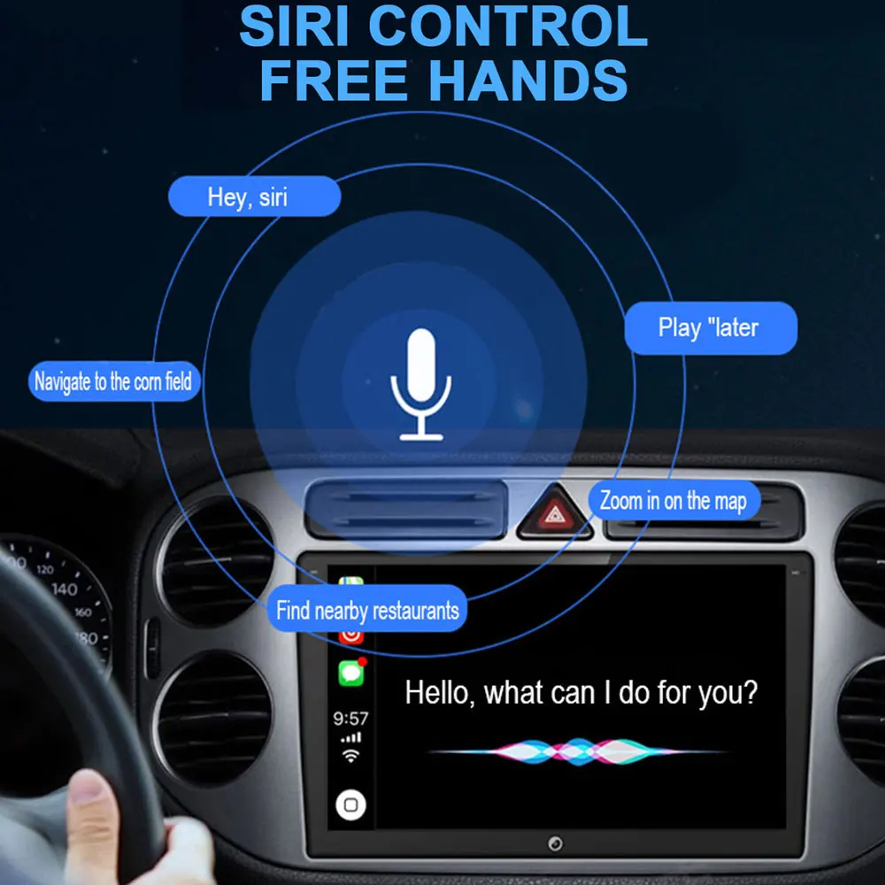 VEHEMO Smart Link беспроводной ключ для Apple CarPlay Android навигационный проигрыватель USB карта