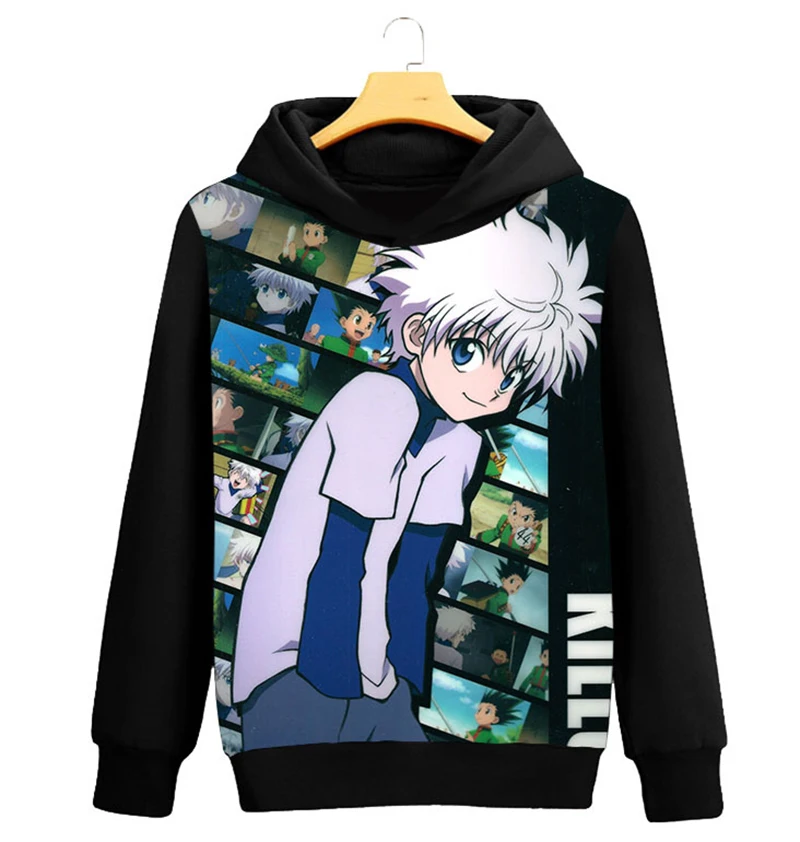 

Full time Hunter bodyguard long sleeve little Jekyll jacket black casual hooded clothes loose and popular