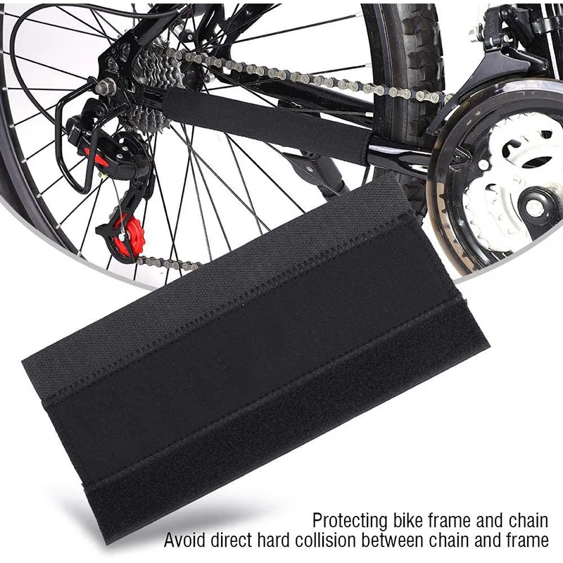 

Bicycle Chain Frame Protector Guards Neoprene Paste Cover MTB Road Bike Rotate Protect Qiuck Release Cycling Care Accessories