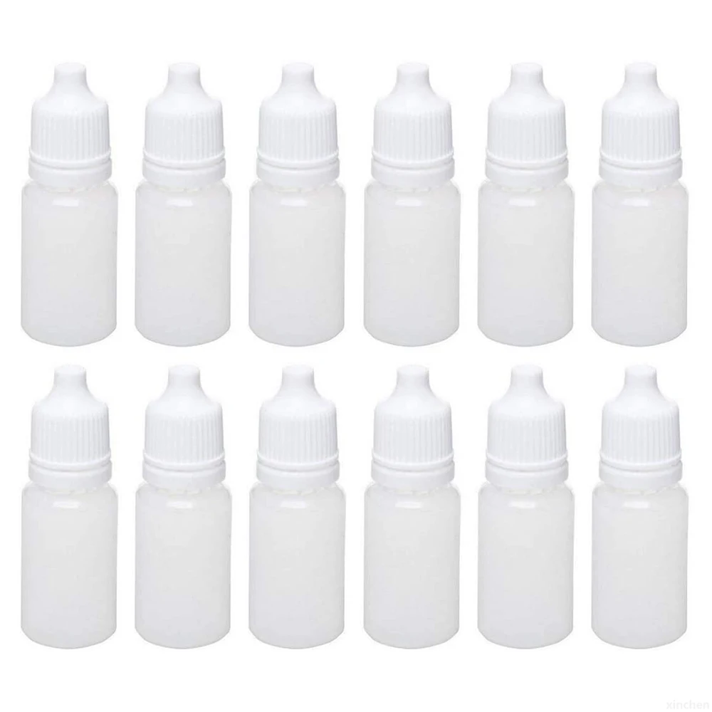 

20 PCS Empty Liquid Dropper Bottles LDPE Plastic Squeeze Eye Juice Refillable DIY Containers 5ml 10ml 15ml 20ml 30ml 50ml 100ml