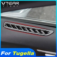 vtear air outlet vent cover interior accessories air conditioner frame decoration moulding trim for geely tugella xingyue fy11