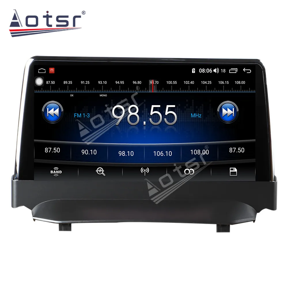 Android 9 0 32 ГБ/64 ГБ Автомобильный GPS Navi авто стерео для ford Fiesta 2008-2016 магнитофон