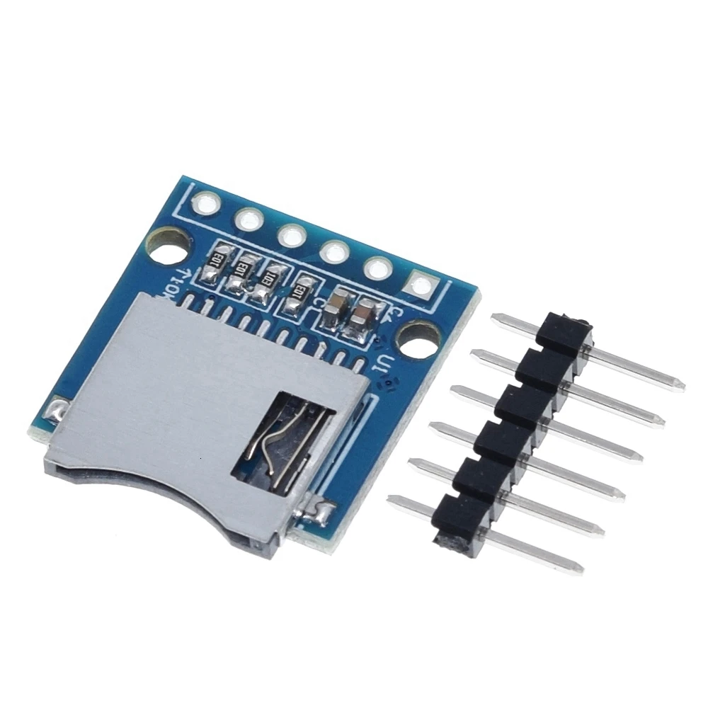 1 шт. ShengYang Micro SD хранения Плата расширения мини Micro SD TF карты защитный модуль памяти с контактами для Arduino