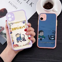 ousama ranking of king anime cartoon phone case pink color matte transparent for iphone 13 12 11 pro max mini x xr xs 7 8 plus