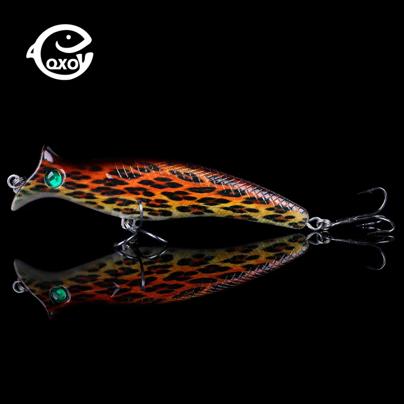 Qxo Popper Shad Приманка для речной рыбалки поверхностная приманка 12 см 20 г Whopper Plopper