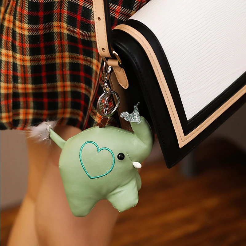Милый мультяшный плюшевый брелок с животными 15 см слон медведь единорог кролик