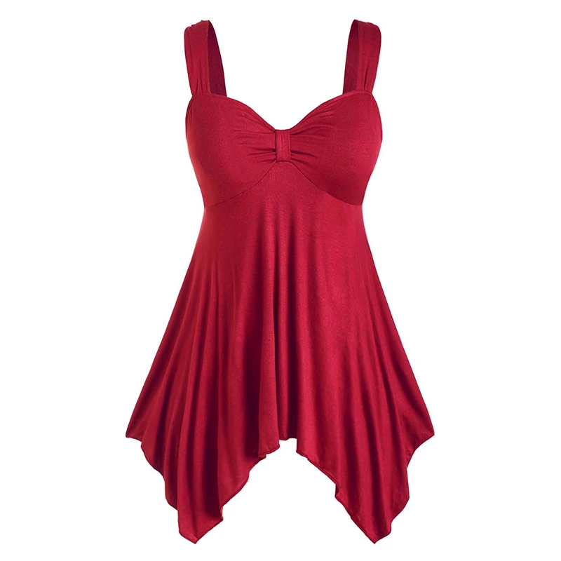 

Umeko V-neck High Waist Solid Sleeveless Tank Tops for Women Loose Casual Off The Shoulder Basic T Shirt Ladies Tees Y2k Summer
