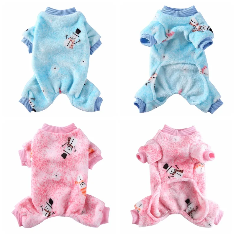 

Christmas Dog Jumpsuit Winter Soft Warm Dog Clothes Small Puppy Coat Pet Outfits Dog Hoodie Pets Clothing for Yorkie Pug