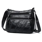 Женская сумка из искусственной кожи, коричневые сумки на плечо, мягкая кожаная сумка через плечо с карманами, сумка-мессенджер для девочек, сумочка с карманами