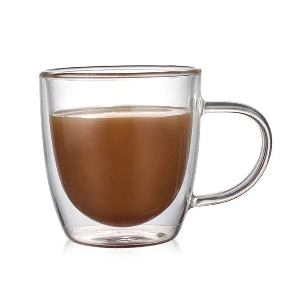 Высокая чашка из боросиликатного стекла столовая креативный прозрачный бар