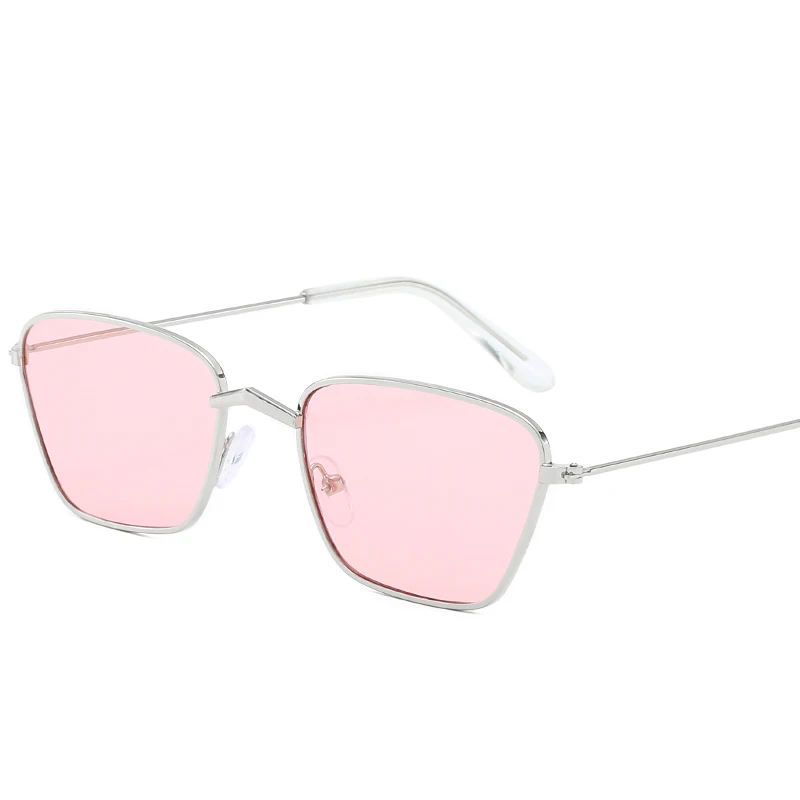 Brand Designer Small Square Sunglasses Women Men Clear Color Lenses Unisex Ellipse Sun Glasses for Female UV400 | Аксессуары для